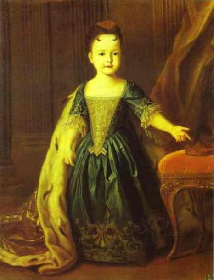 Louis Caravaque Portrait of Natalia Romanov Sweden oil painting art